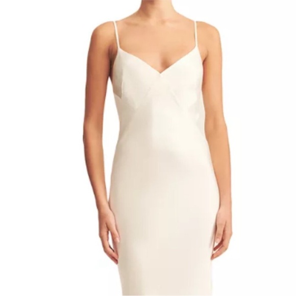 Shona Joy La Lune Low Back Gown in Cream - Picture 3 of 9